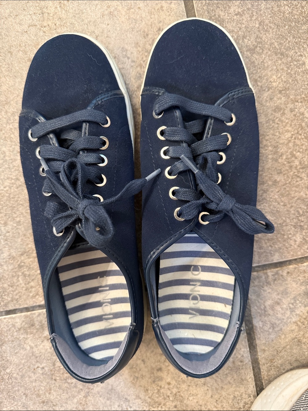 Vionic Navy Blue Women's Lace-Up Sneakers